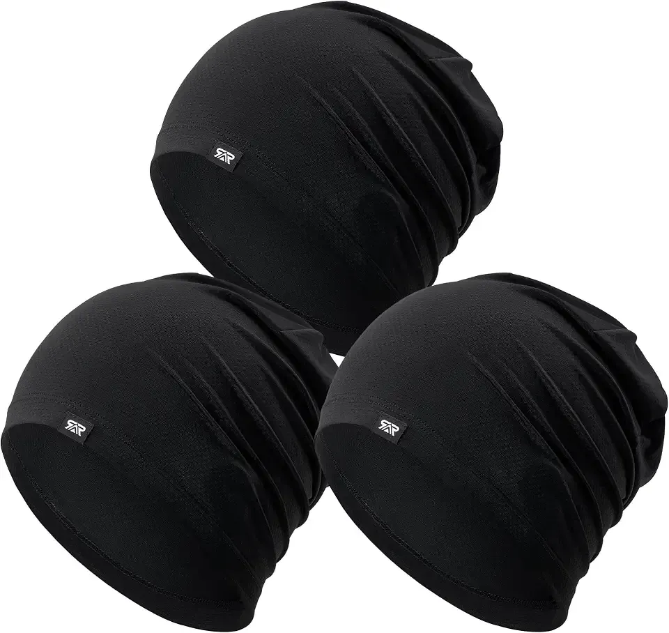Cooling Skull Cap Sweat Wicking Breathable for Men Women 3 Pack