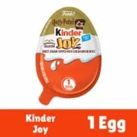 KINDER JOY Egg Sweet Cream and Chocolatey Wafers Super Mario or Harry Potter Funko Pop Toys May Vary