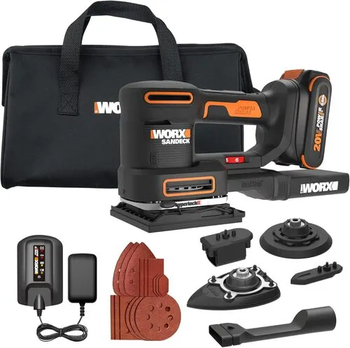 WORX® 20-Volt Cordless Sandeck Multi-Sander Kit - 20 Piece