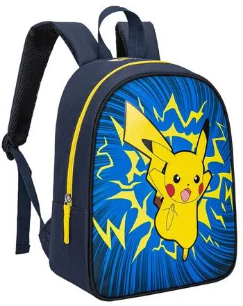 POKEMON - SAC A DOS 32CM BLEU LA PLUME DOREE Ref : 41176214