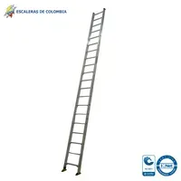 Escalera Certificada 6 m 20 P Sencilla Aluminio Tipo IA 136 kg