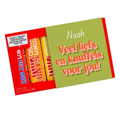 Tony’s Chocolonely | Proeverijtje | Veel liefs en knuffels met eigen naam