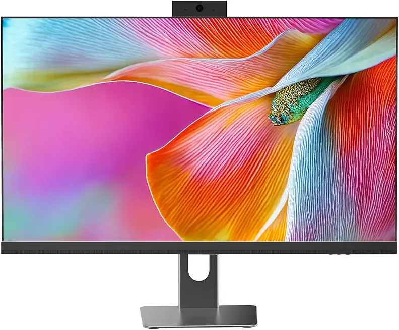 All in One Desktop Computer, 24" Display, i5 CPU Up to 3.3 GHz, 16GB RAM, 256 GB NVME SSD, Privacy Protection Webcam, WiFi 6 + BT 5.3, Win11 Home, Black