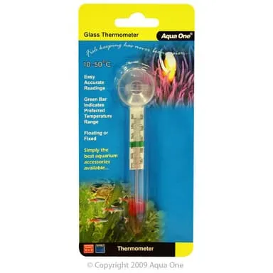Aqua One Glass Thermometer