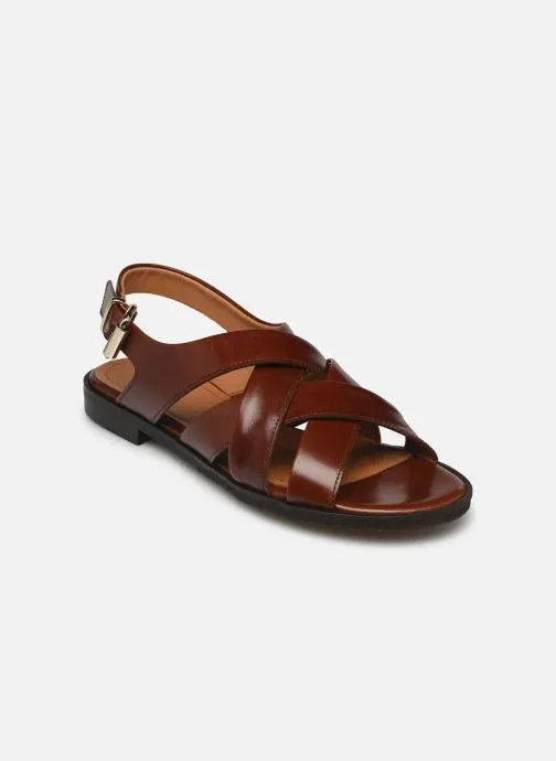 Sandalen A8502 dames bruin
