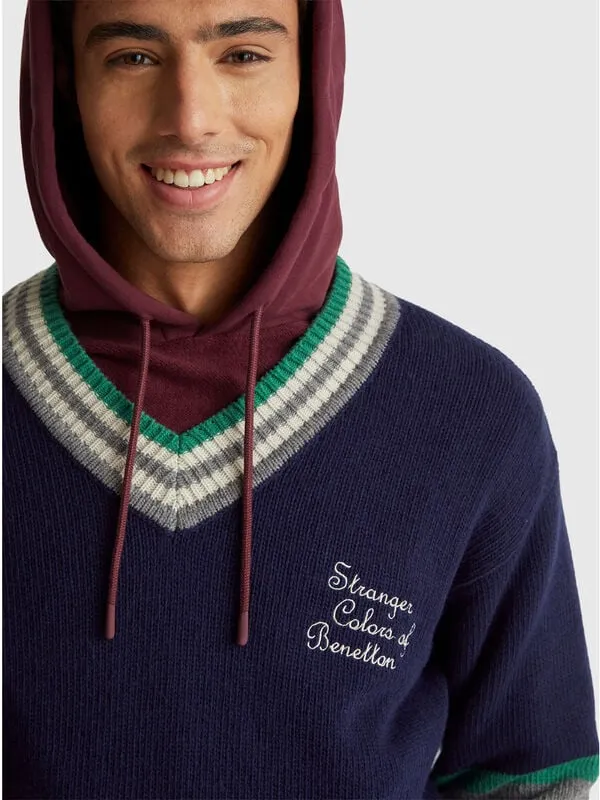 Stranger Things V-neck sweater