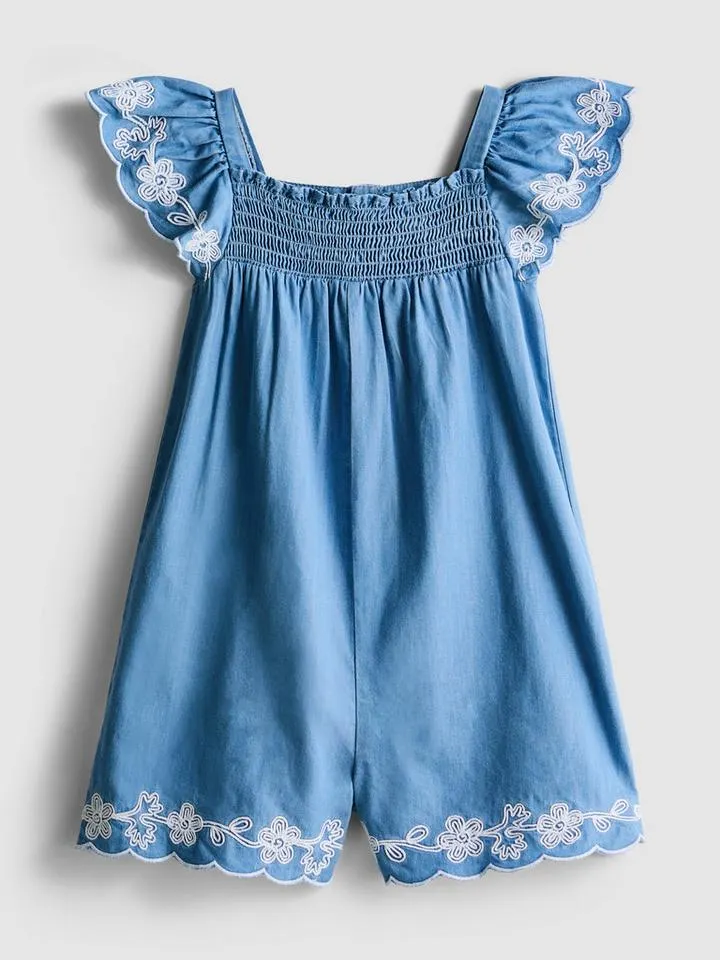 0–36 mois | Barboteuse en chambray