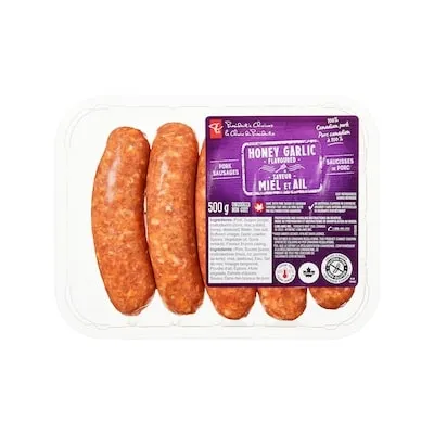 Honey Garlic Flavoured Pork Sausages