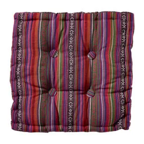 Matraskussen mexican - rood - 40x40 cm