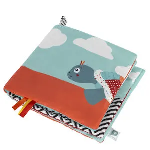 Livre d'éveil et d'activités en tissu Sacha la tortue