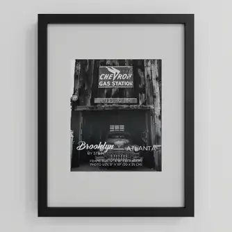 Brooklyn Atlanta Photo Frame Black 20x25cm
