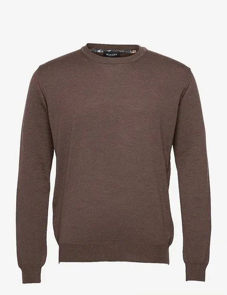 Merino Iq Wool Sweater Dark Brown
