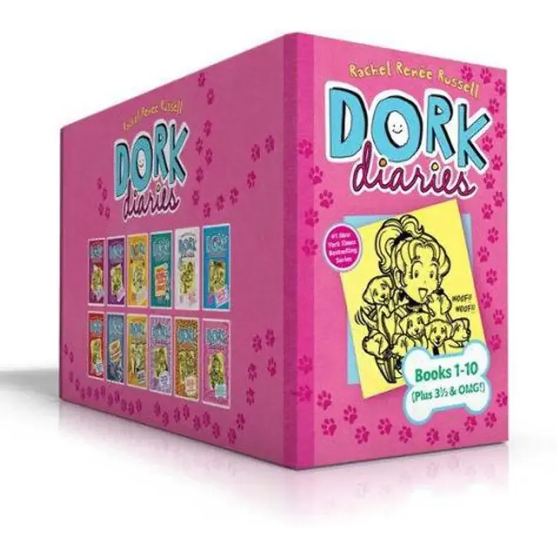 Dork Diaries Books 1-10 (Plus 3 1/2 & OMG!) (Boxed Set): Dork Diaries 1; Dork Diaries 2; Dork Diaries 3; Dork Diaries 3 1/2; Dork Diaries 4; Dork ... Diaries 9; Dork Diaries 10; Dork Diaries OMG!