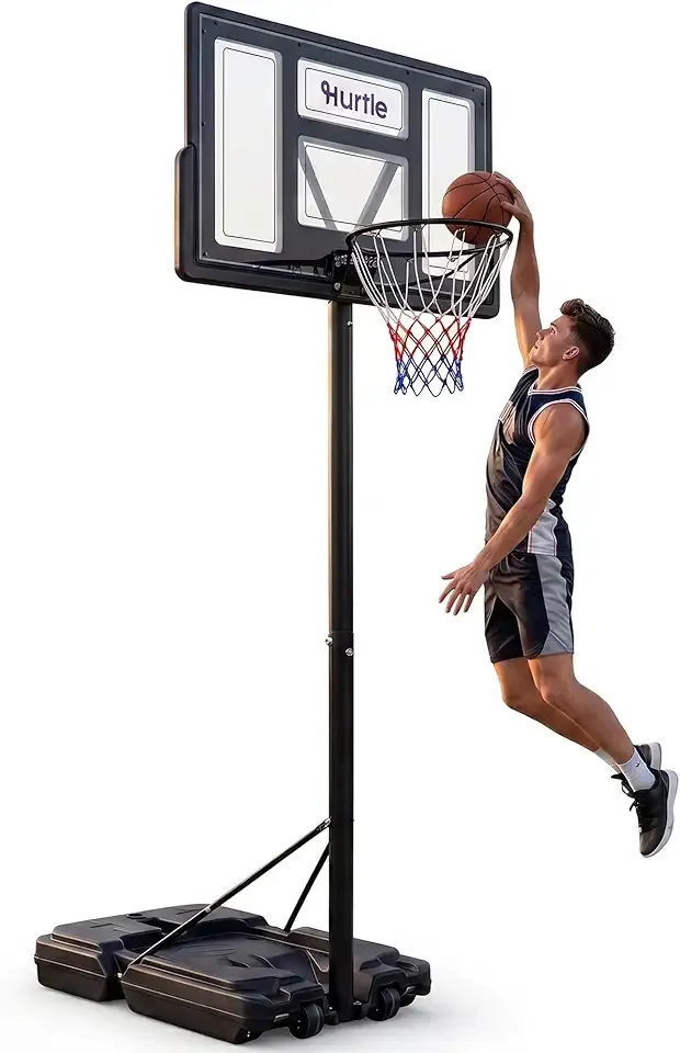 Kids Basketball Hoop Adjustable Portable Basketball Hoop for Kids Indoor Outdoor Play with Backboard Wheels Driveway Backyard