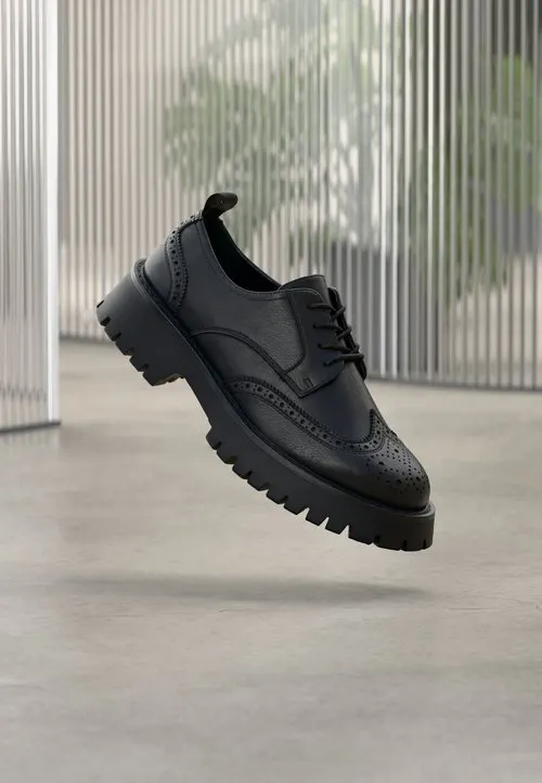 UNISEX - Snøresko - black