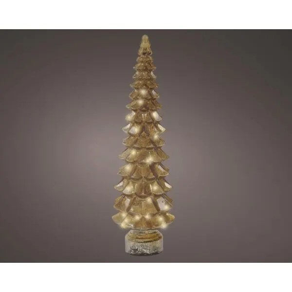 Lumineo Verlichte Boom Goud 55 cm Micro LED Sparkle Effect