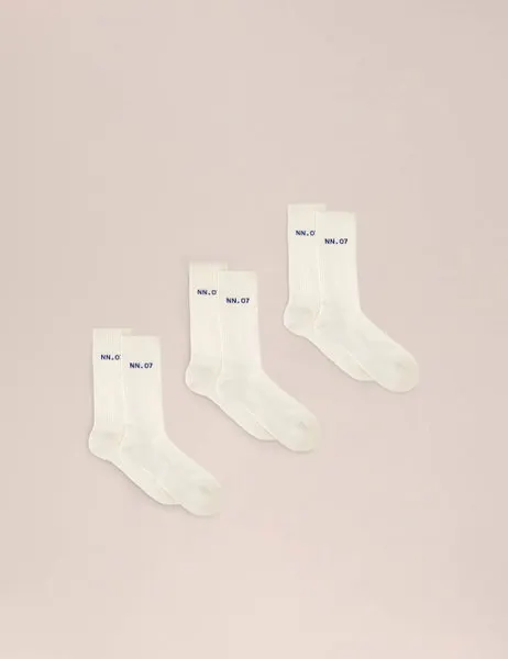 Tennis Socks 9184 3-Pack Ivory