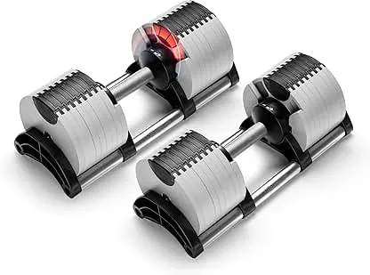 NUOBELL Adjustable Dumbbells 5-80 lbs: Replace…
