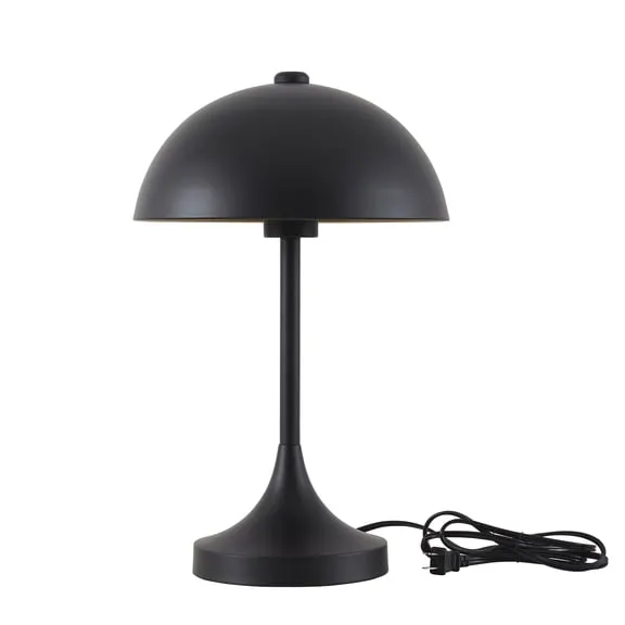 Better Homes & Gardens 18" Modern Dome Touch On/Off Table Lamp, Black $52.57