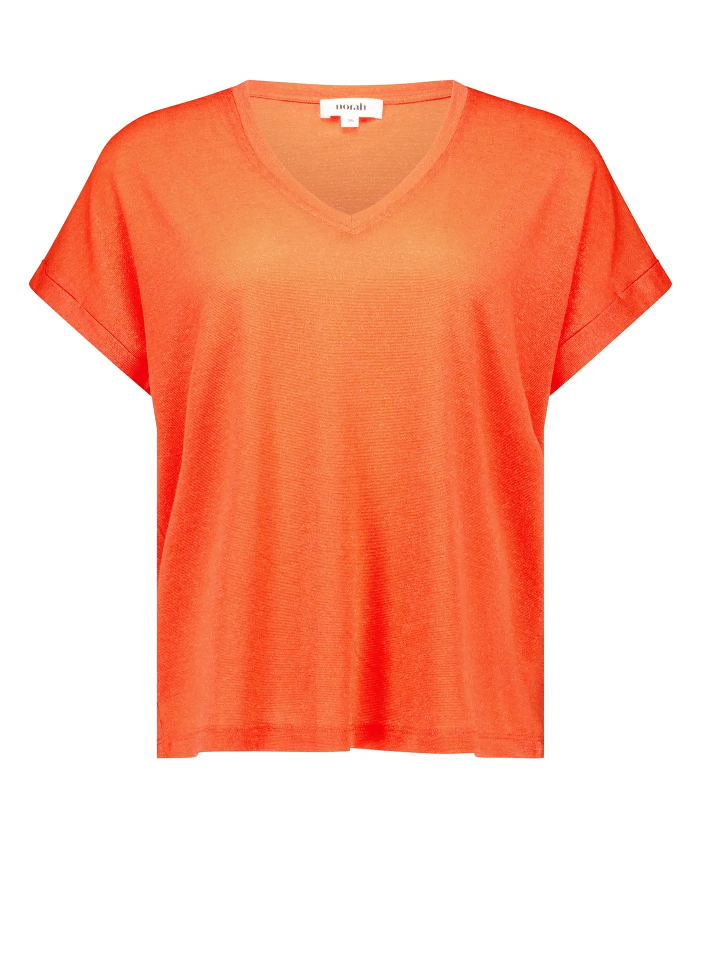 Rood shirt met lurex