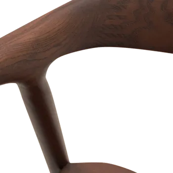 Barstoel HJALMAR Ash Wood Walnut