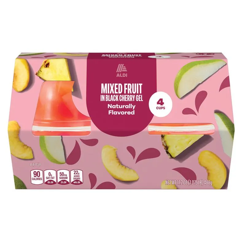 Lunch Buddies Mixed Fruit in Blackcherry Gel Cups