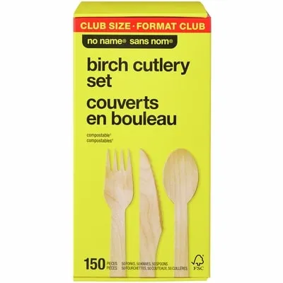 Birch Cutlery Set Club Size 150 Pack