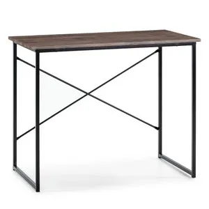 Mesa de Escritorio Cáceres Negro, Estilo Industrial, 90 x 50 x 74 cm