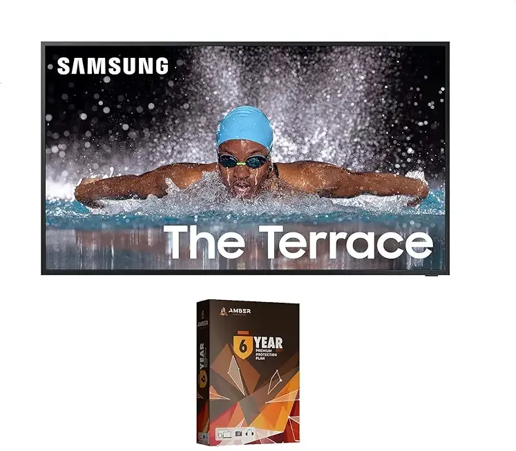 Samsung QN75LST7DAFXZA 75 Inch The Terrace Neo QLED Partial Sun TV with 6 Year Amber Protection Plan (2024)