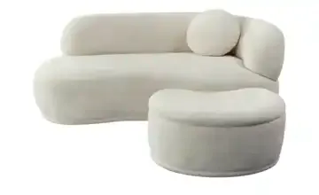 Einzelsofa mit Stauraumhocker Vronie