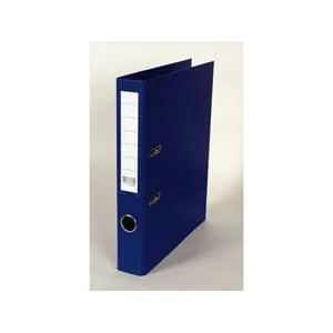 Smalordner A4 50mm u/skinne blå