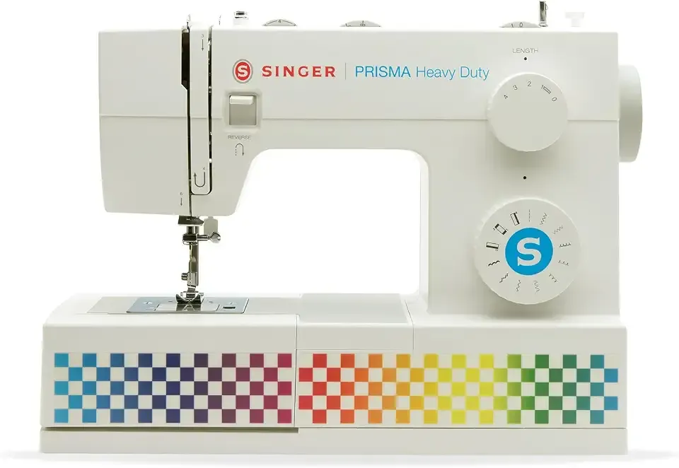 SINGER® Heavy Duty 4411 PRISMA High Speed Sewing Machine + Accessories | 11 Built-In Stitches Deliver 69 Stitch Applications | 50% More Power, 1000 Stitches/Min | Metal Frame, 4-Step Buttonhole