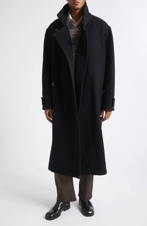 Double Face Wool Wrap Coat