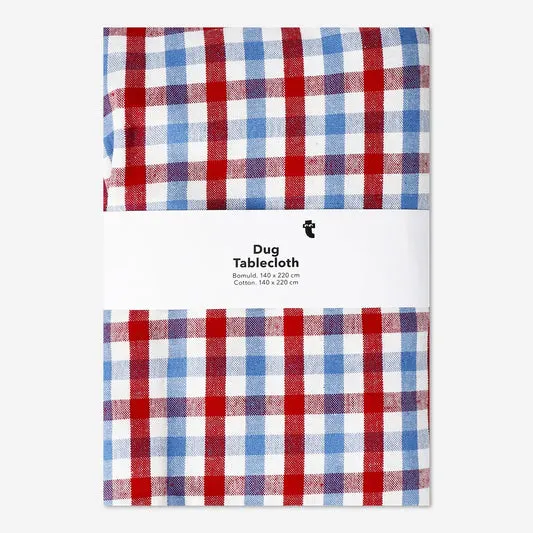 Checkered tablecloth - 140x220 cm