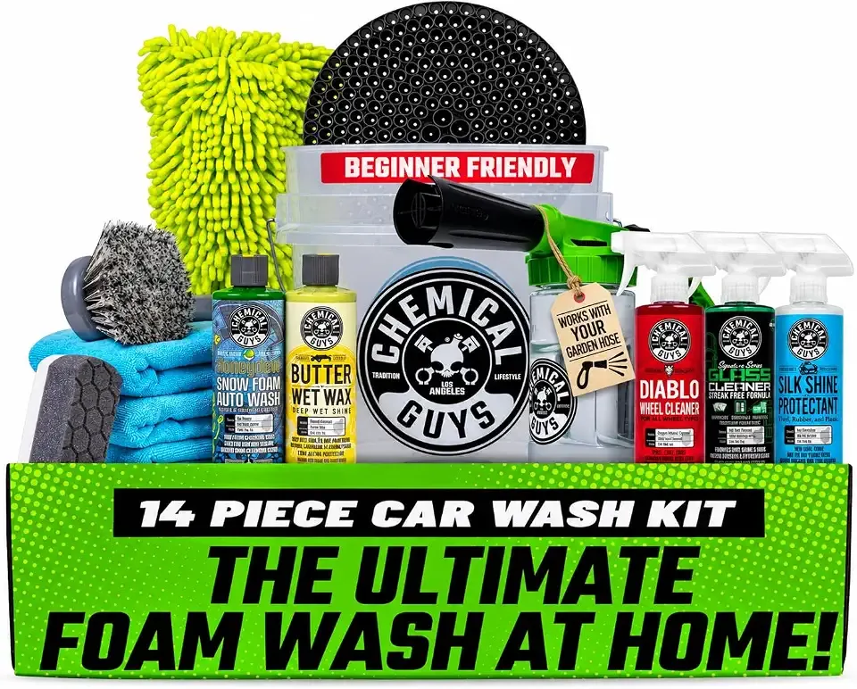Chemical Guys, 14-Piece Arsenal Builder Car Wash Kit with Foam Blaster 6