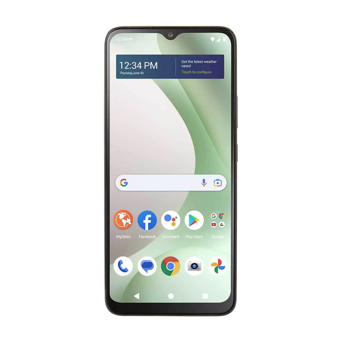 Tracfone Blu View 5 Prepaid Smartphone (Locked), 64GB Silver preloaded with 1-Year service