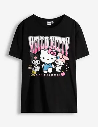 T-shirt - Hello Kitty - nero