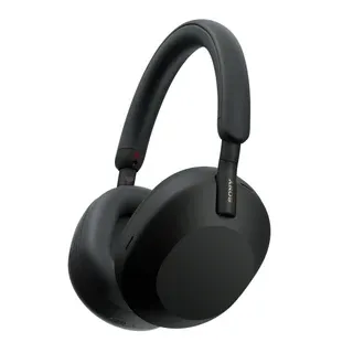 Sony WH1000XM5/SA Wireless Noise-Cancelling Over-the-Ear Headphones - Black, with Soft Case