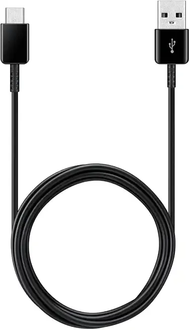 USB A to C Cable - 1.5m - Black - Samsung