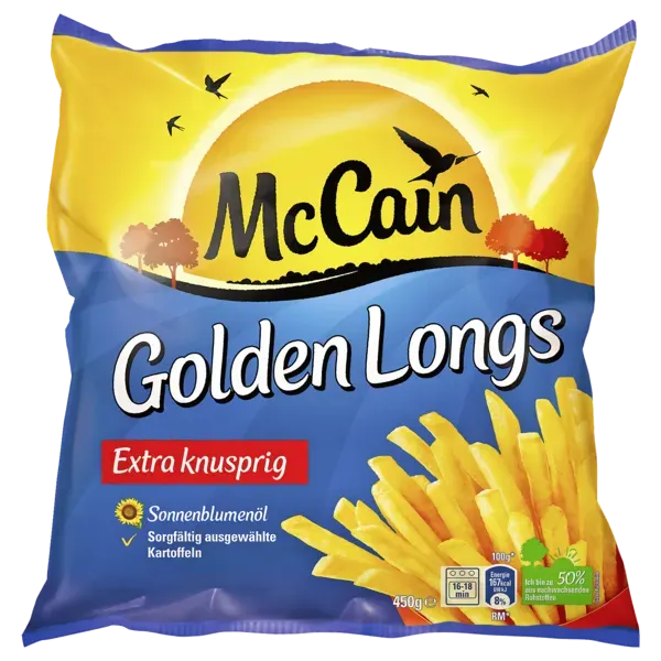 Mc Cain 1-2-3 Frites Original, Deluxe oder Western Style tiefgefroren