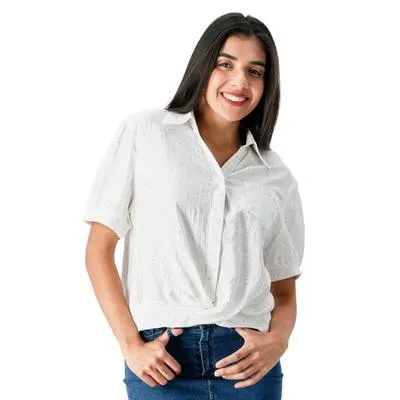 Blusa Camisera Mxstaza Cruce Frontal