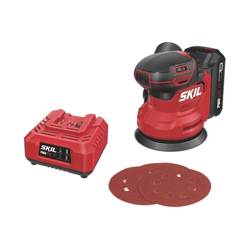 SKIL® 20-Volt Brushless Cordless 5" Random Orbital Sander Kit