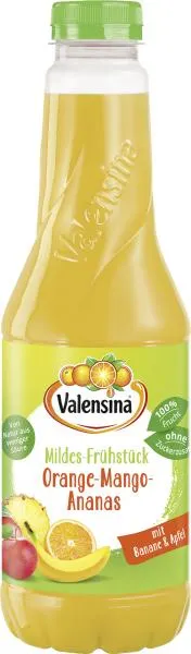 Valensina Mildes Frühstück Orange-Mango-Ananas (Einweg)