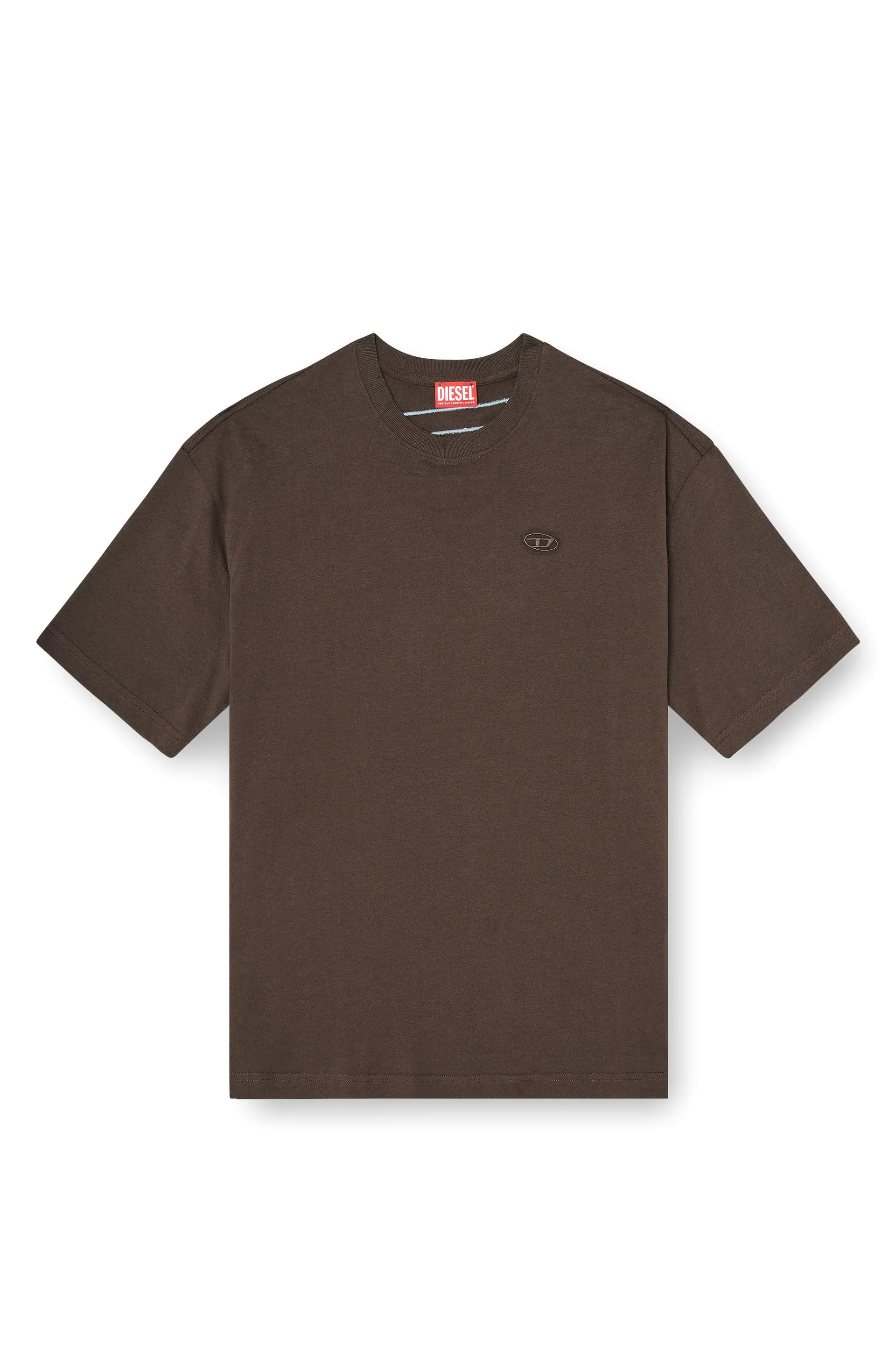 T-shirt with maxi oval D embroidery