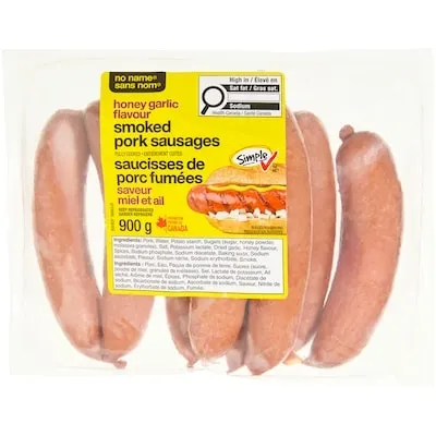 Honey Garlic Flavour Smoked Pork Sausages