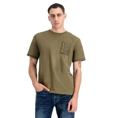 Playera Hummo Hombre Bolsillo En Pecho Con Zipper
