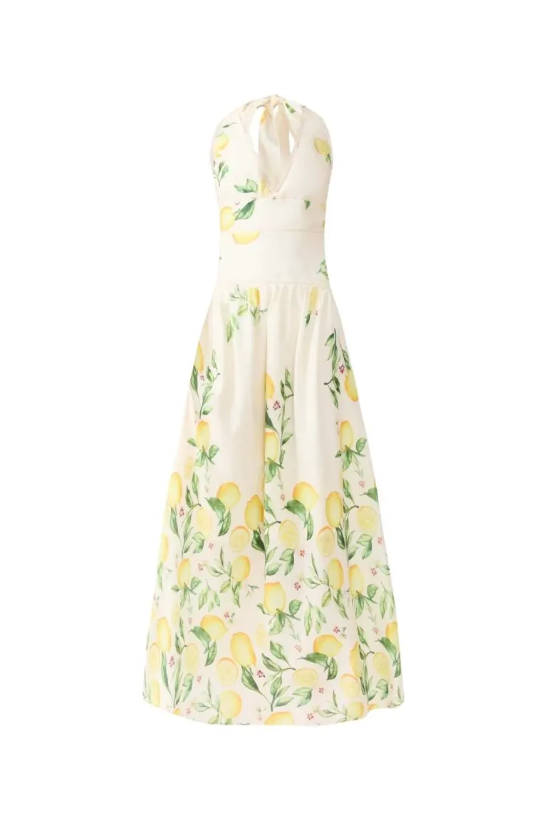 Hana Halter Gown - Gul