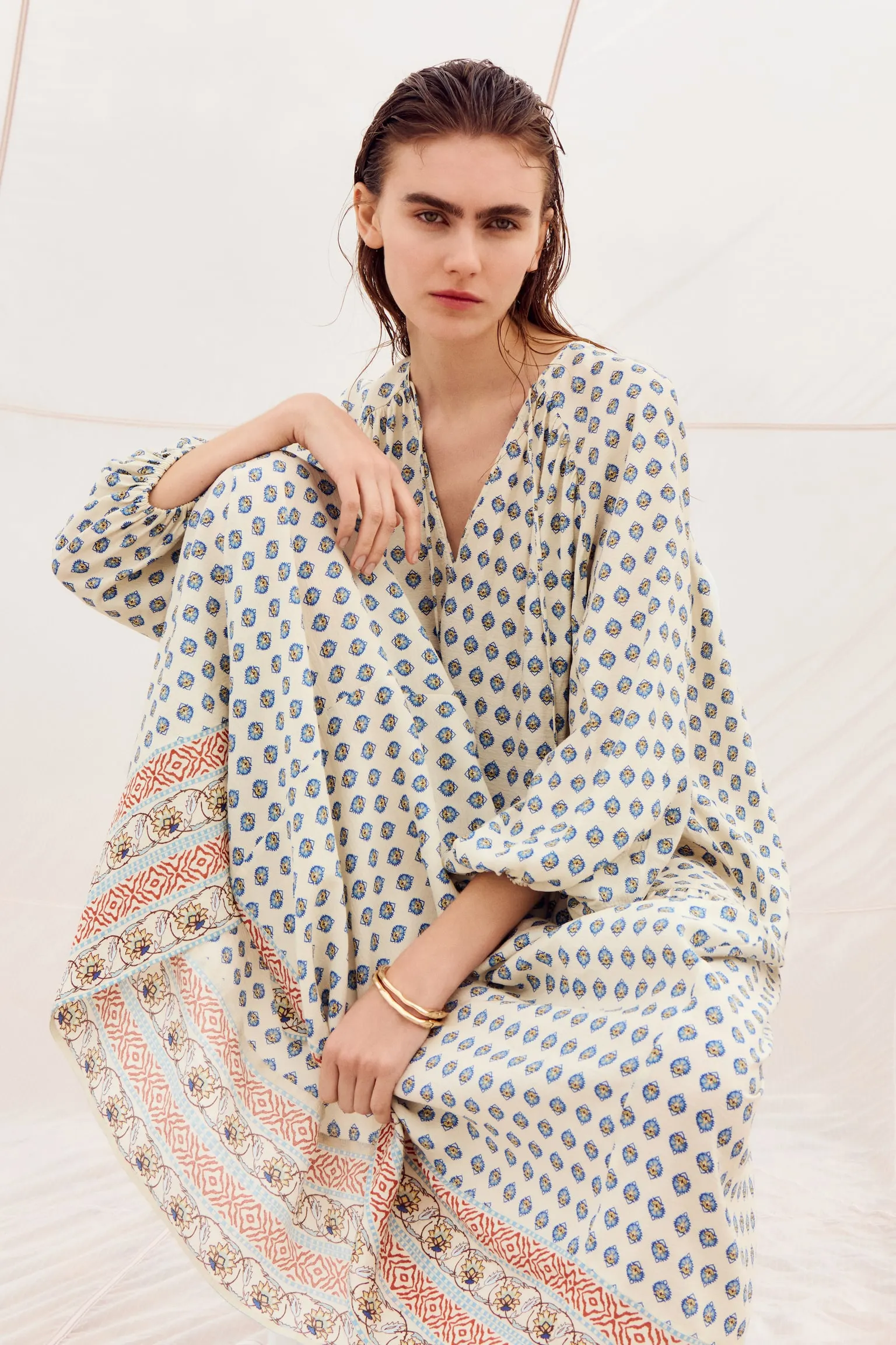 Vestido túnica oversized