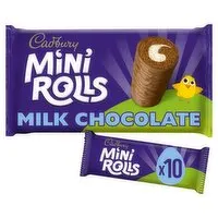 Cadbury Chocolate Mini Rolls 10 Pack (265 g) Open Product Description