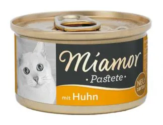 Miamor Pastete mit Huhn für Katzen 12 x 85 g